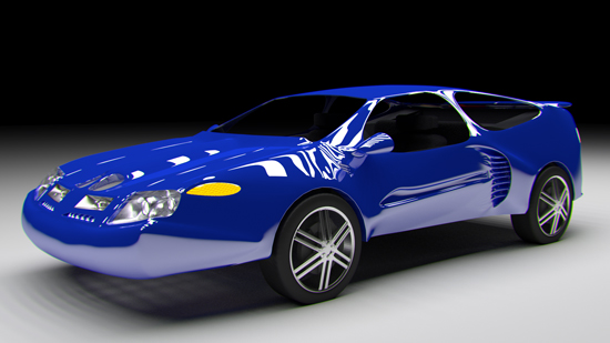 Blue Concept Car - Click for a larger view.