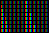Close up of screen pixels